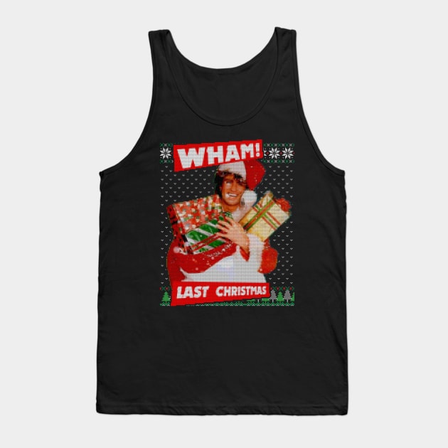 Wham! Last Christmas Ugly Sweater Tank Top by Premium Nation